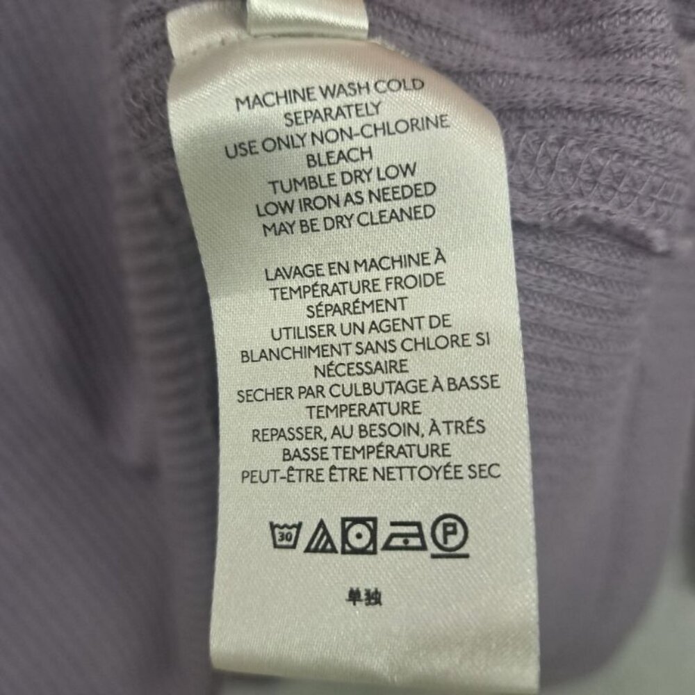 We The Free “Rosa” Ribbed Split Back Sweater Lavender Size XS - Picture 8 of 9